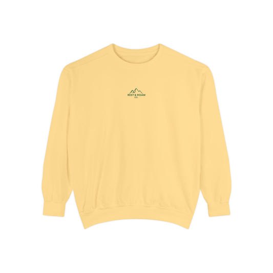 Garment-Dyed Crewneck Sweatshirt