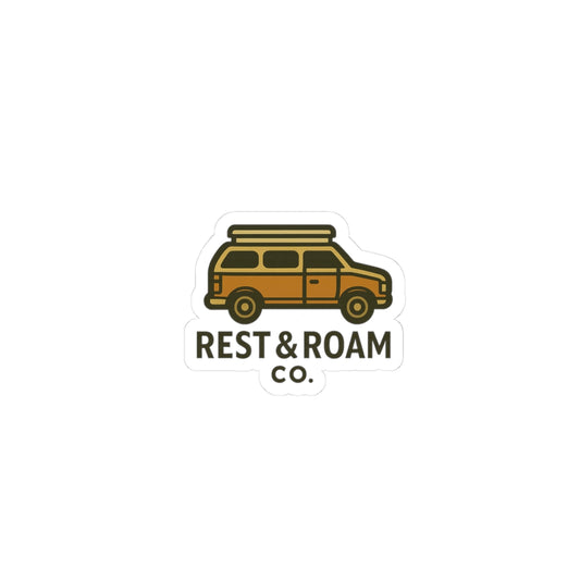 Adventure Van Life Kiss-Cut Stickers | Rest & Roam Co.