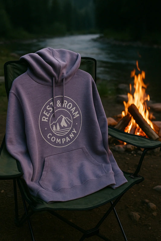Campfire conversations with friends outdoors