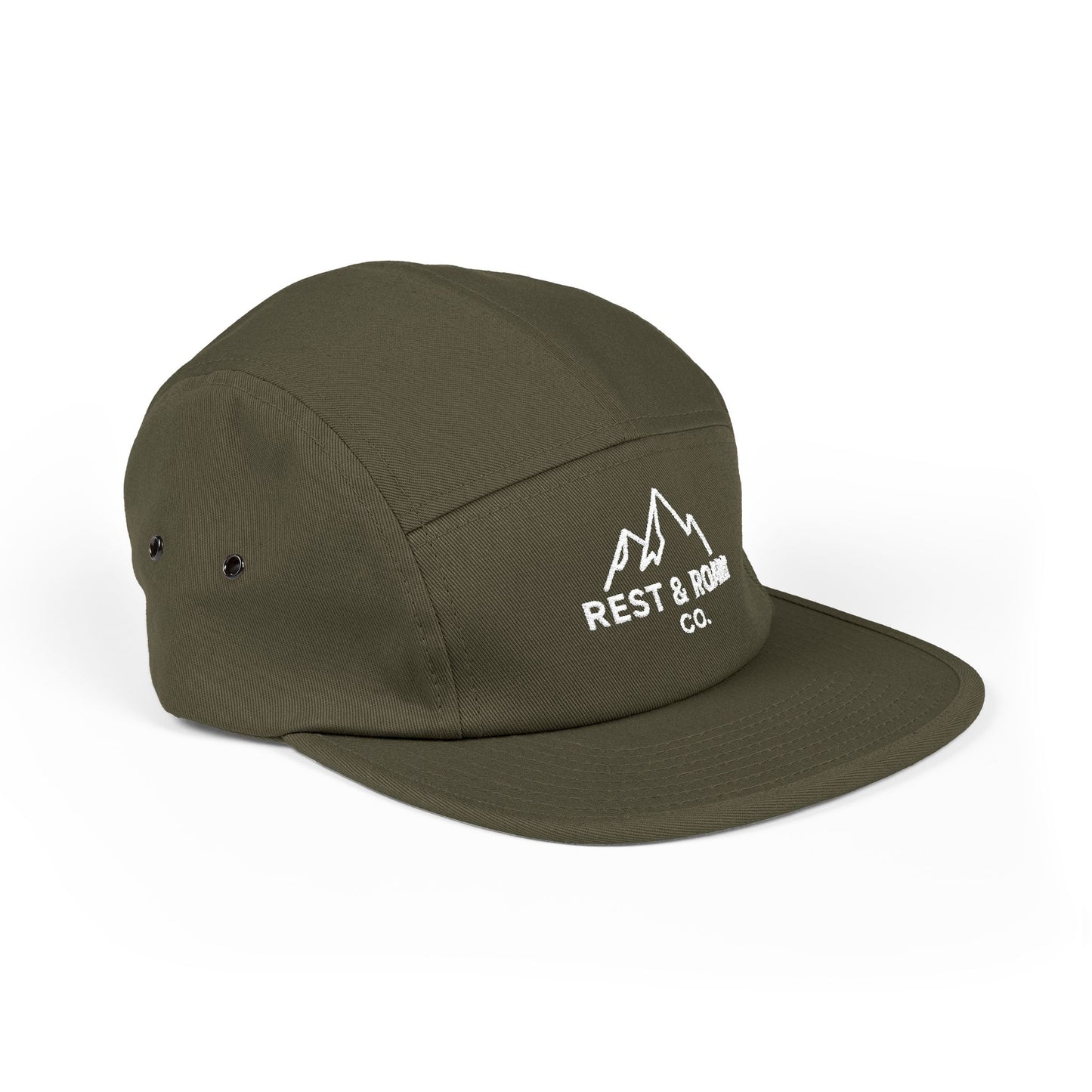 Embroidered 5-Panel Camp Hat