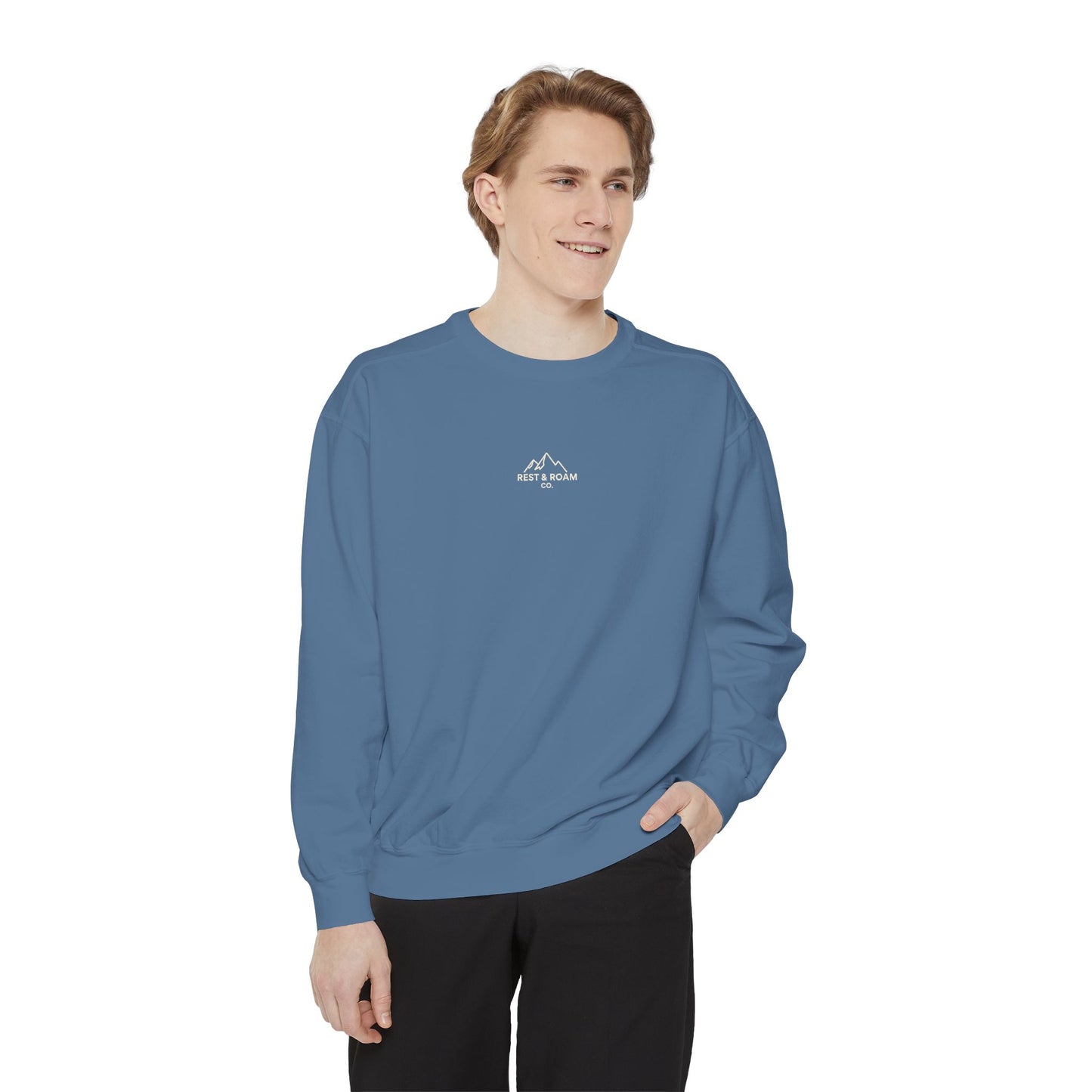 Garment-Dyed Crewneck Sweatshirt