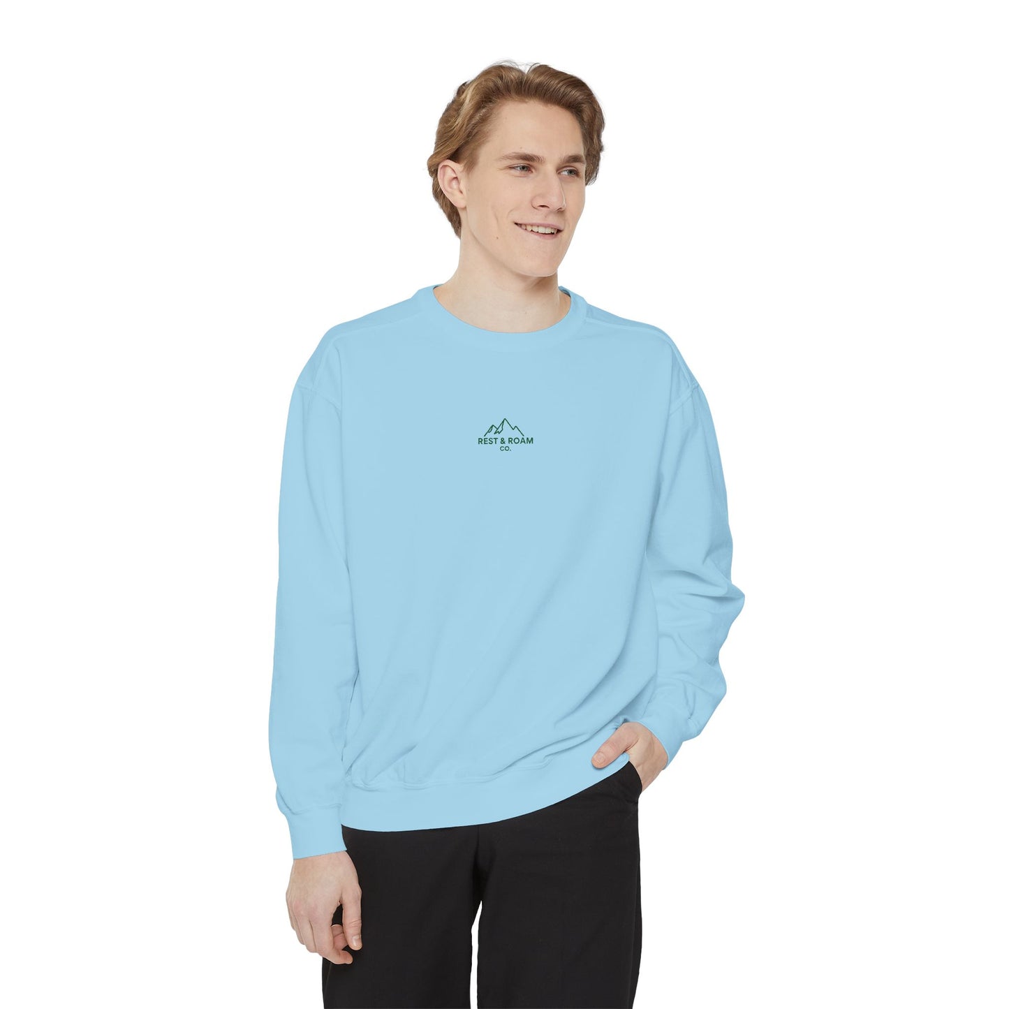 Garment-Dyed Crewneck Sweatshirt
