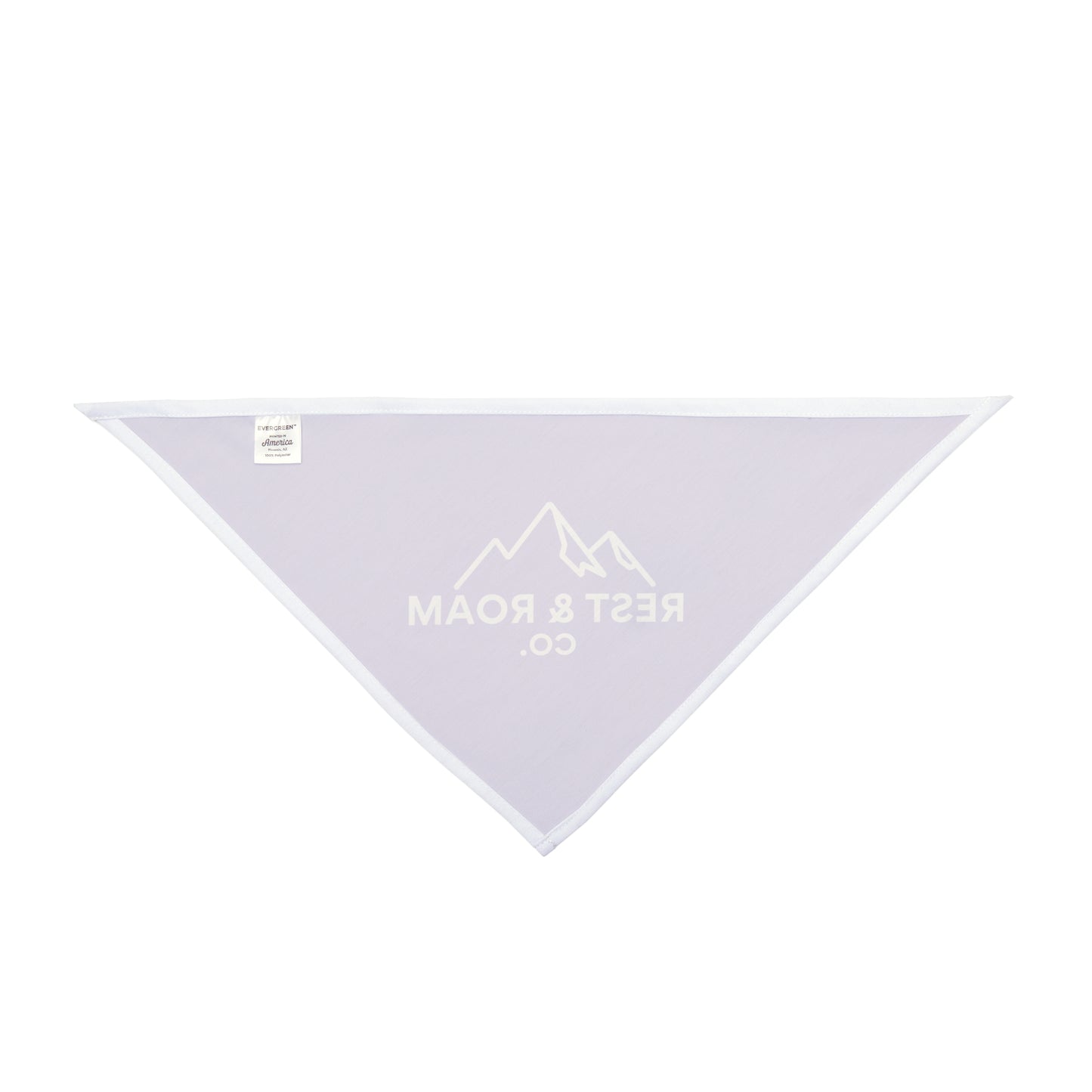 Rest & Roam Co. Pet Bandana — Purple Triangle Dog Bandana