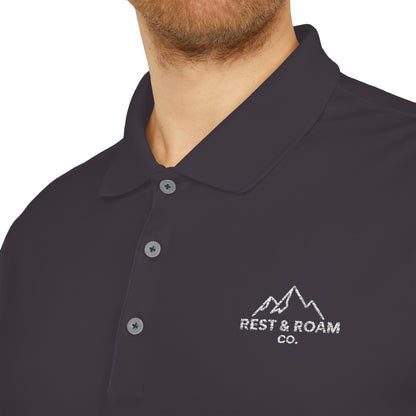 Athletic Performance Polo  UV Protection - Unisex | Rest & Roam Co.