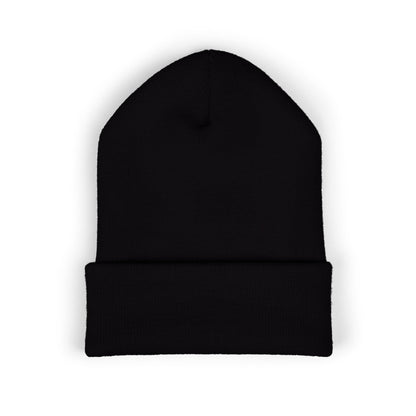Embroidered Cuffed Knit Beanie