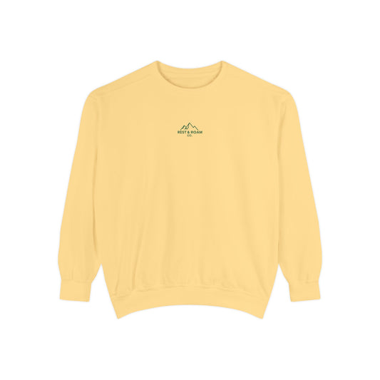 The Classic Rest & Roam Garment-Dyed Crewneck Sweatshirt
