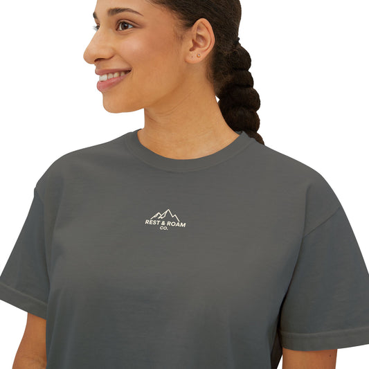 The Classic Rest & Roam Co. Women's Boxy Tee — Relaxed Fit