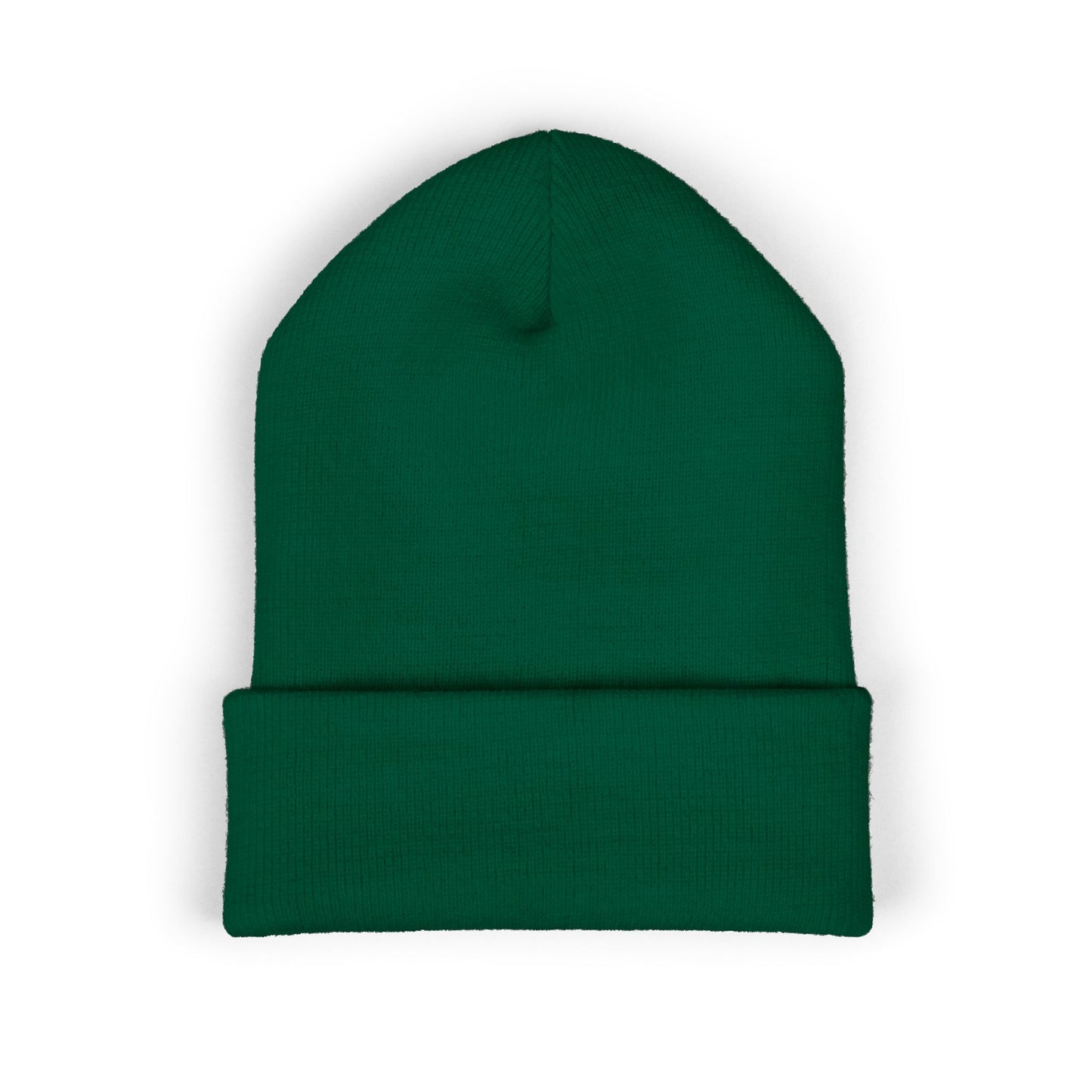 Embroidered Cuffed Knit Beanie