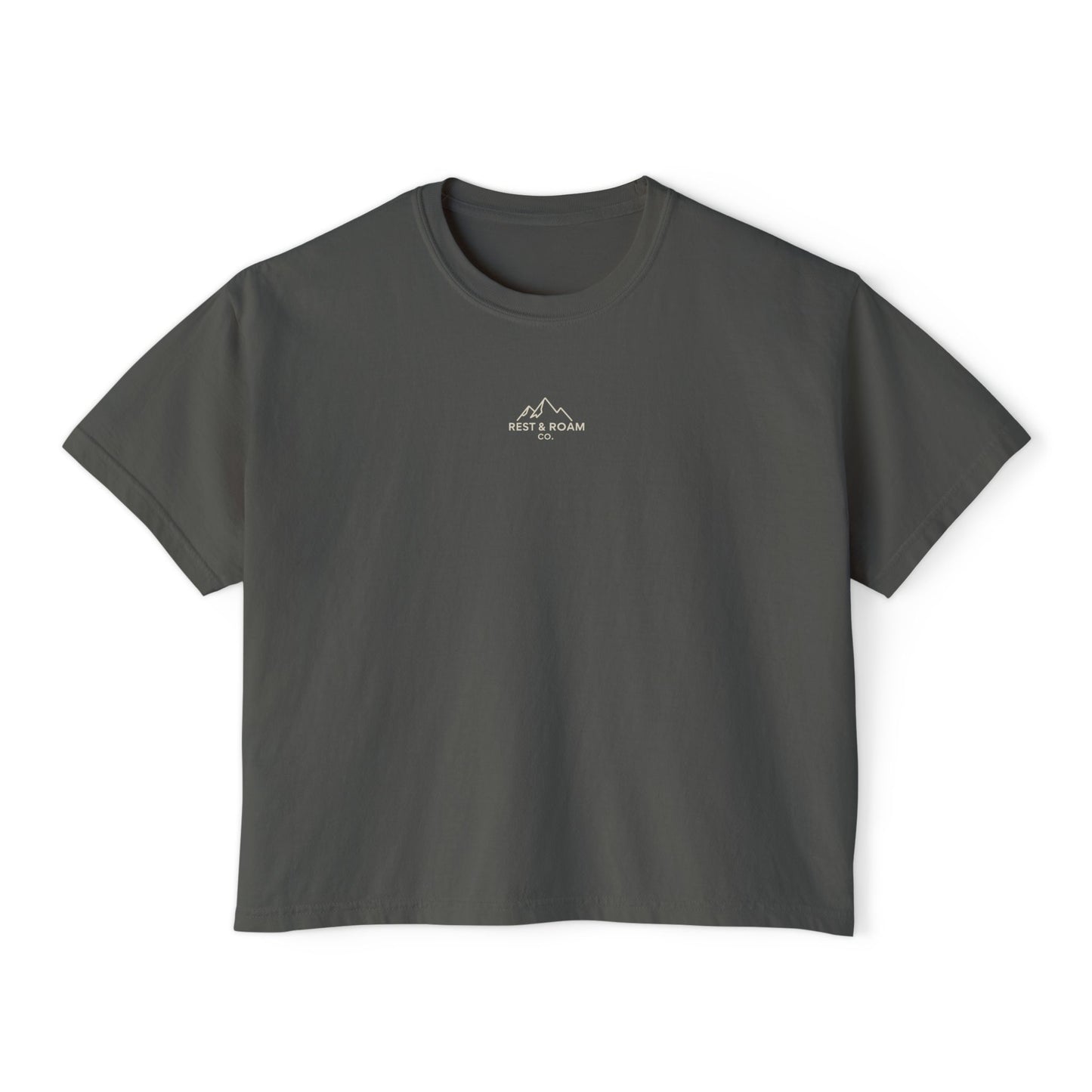 The Classic Rest & Roam Co. Women's Boxy Tee — Relaxed Fit