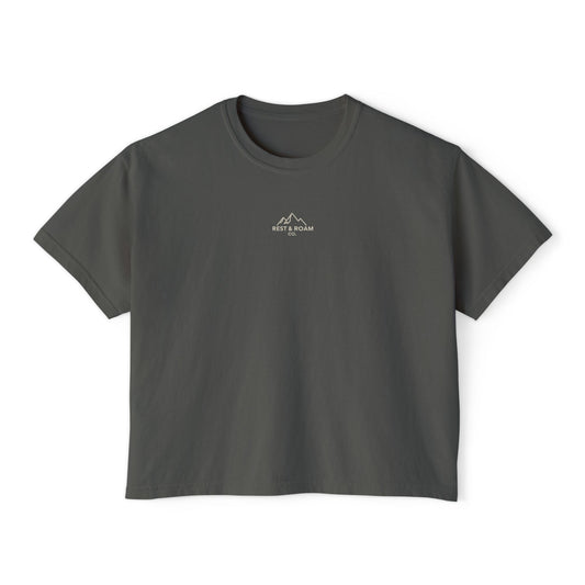 The Classic Rest & Roam Co. Women's Boxy Tee — Relaxed Fit
