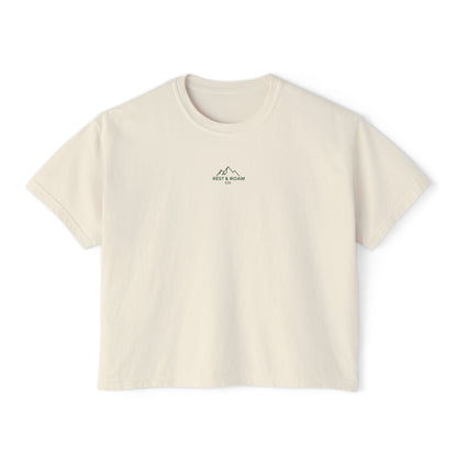 The Classic Rest & Roam Co. Women's Boxy Tee — Relaxed Fit