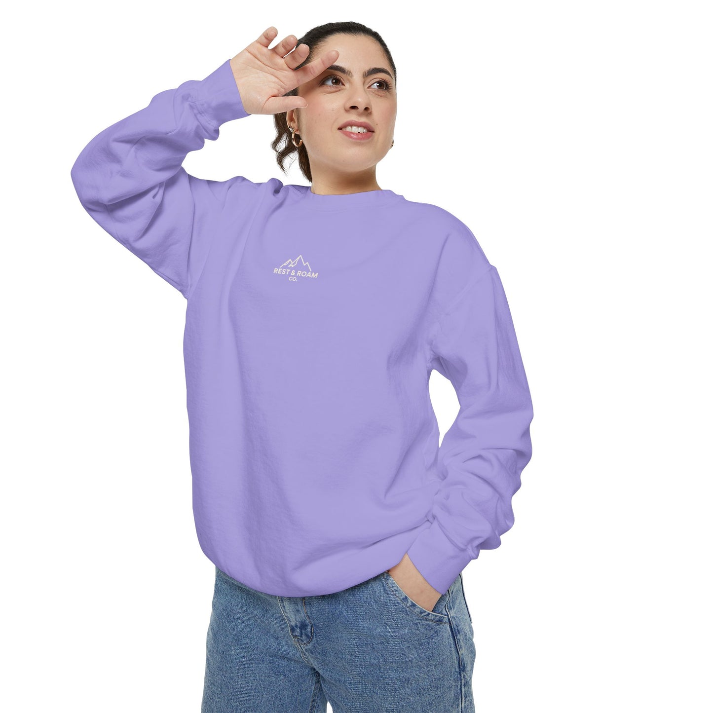 Garment-Dyed Crewneck Sweatshirt