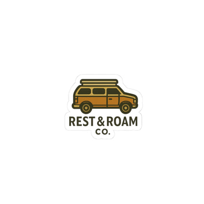 Adventure Van Life Kiss-Cut Stickers | Rest & Roam Co.