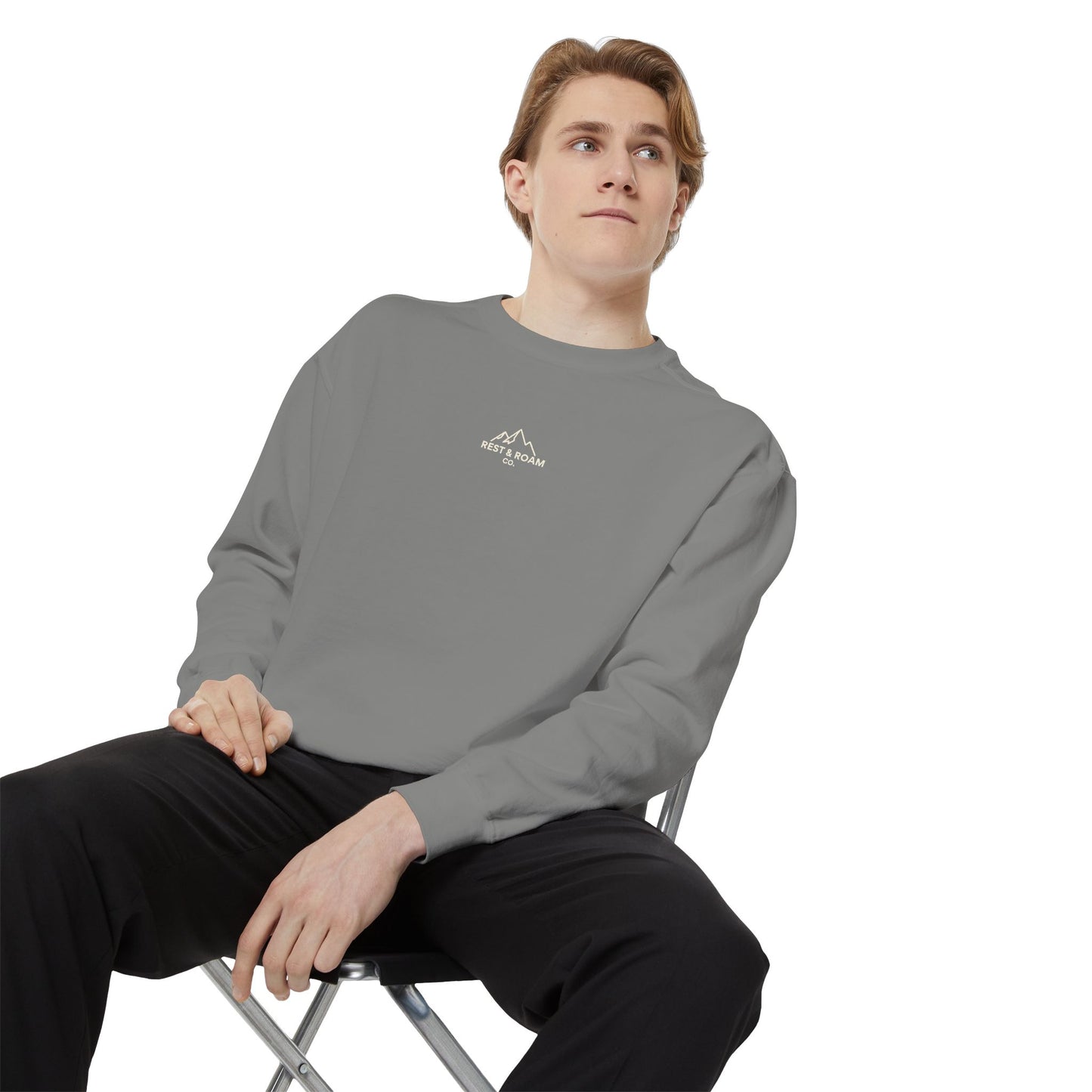 Garment-Dyed Crewneck Sweatshirt