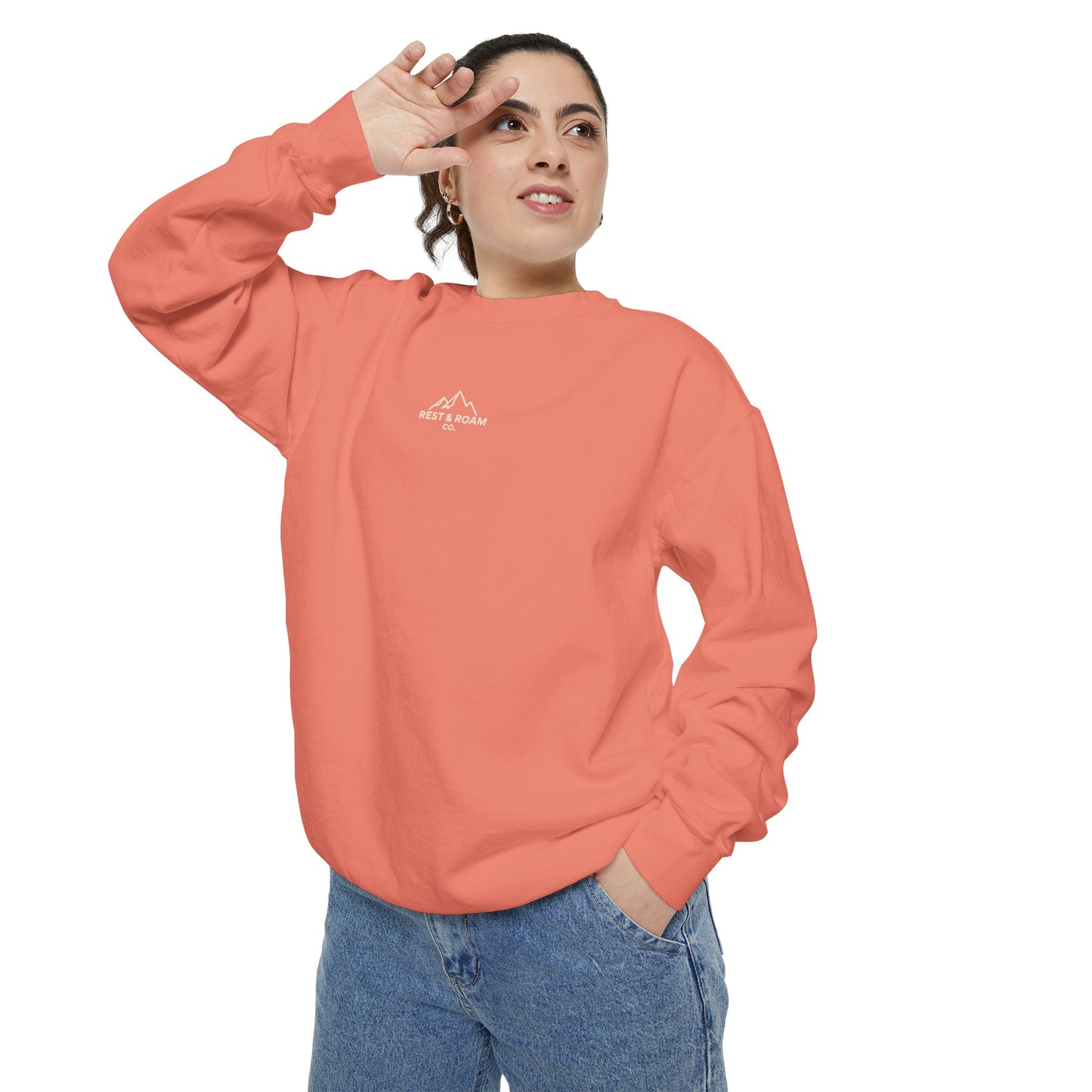 Garment-Dyed Crewneck Sweatshirt