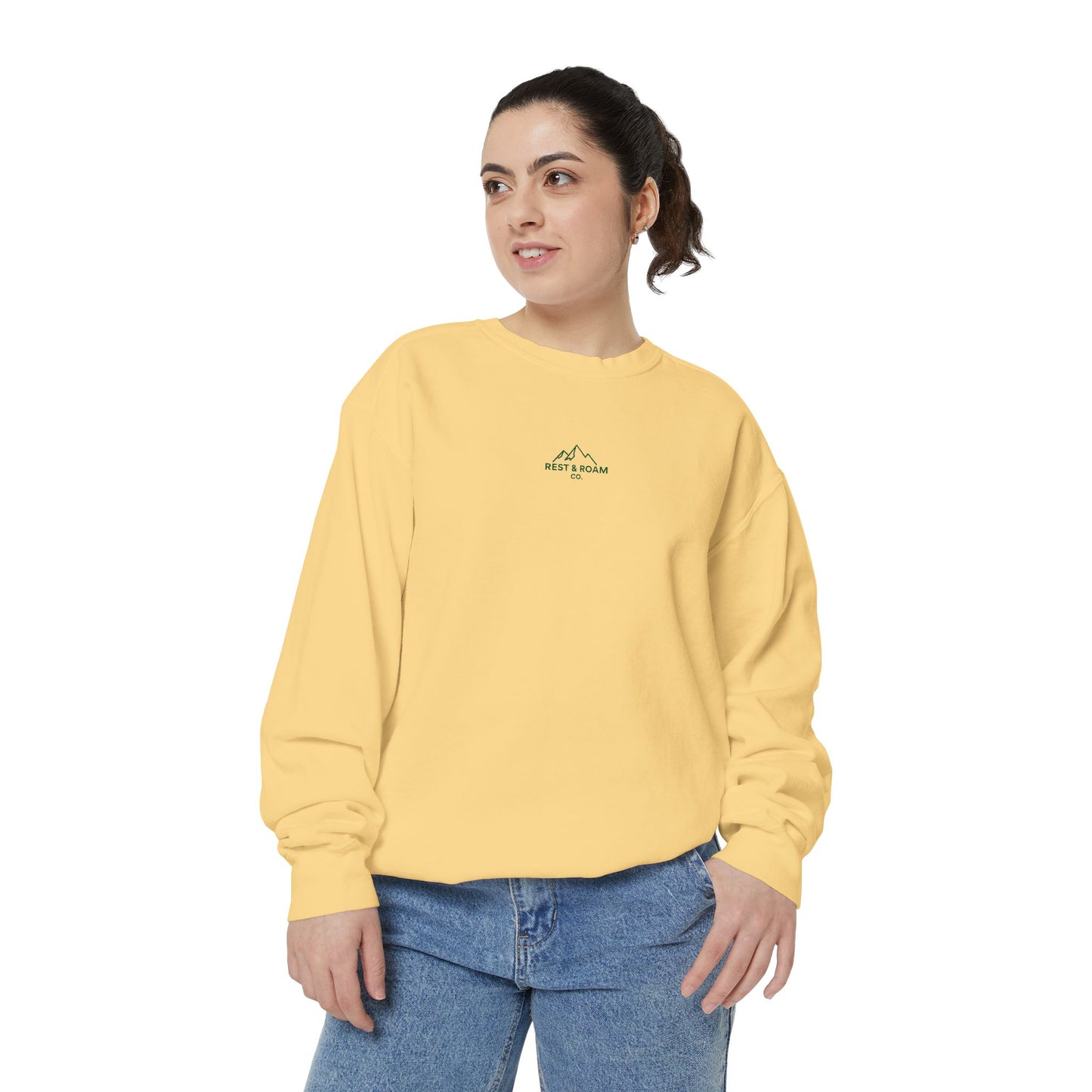 Garment-Dyed Crewneck Sweatshirt