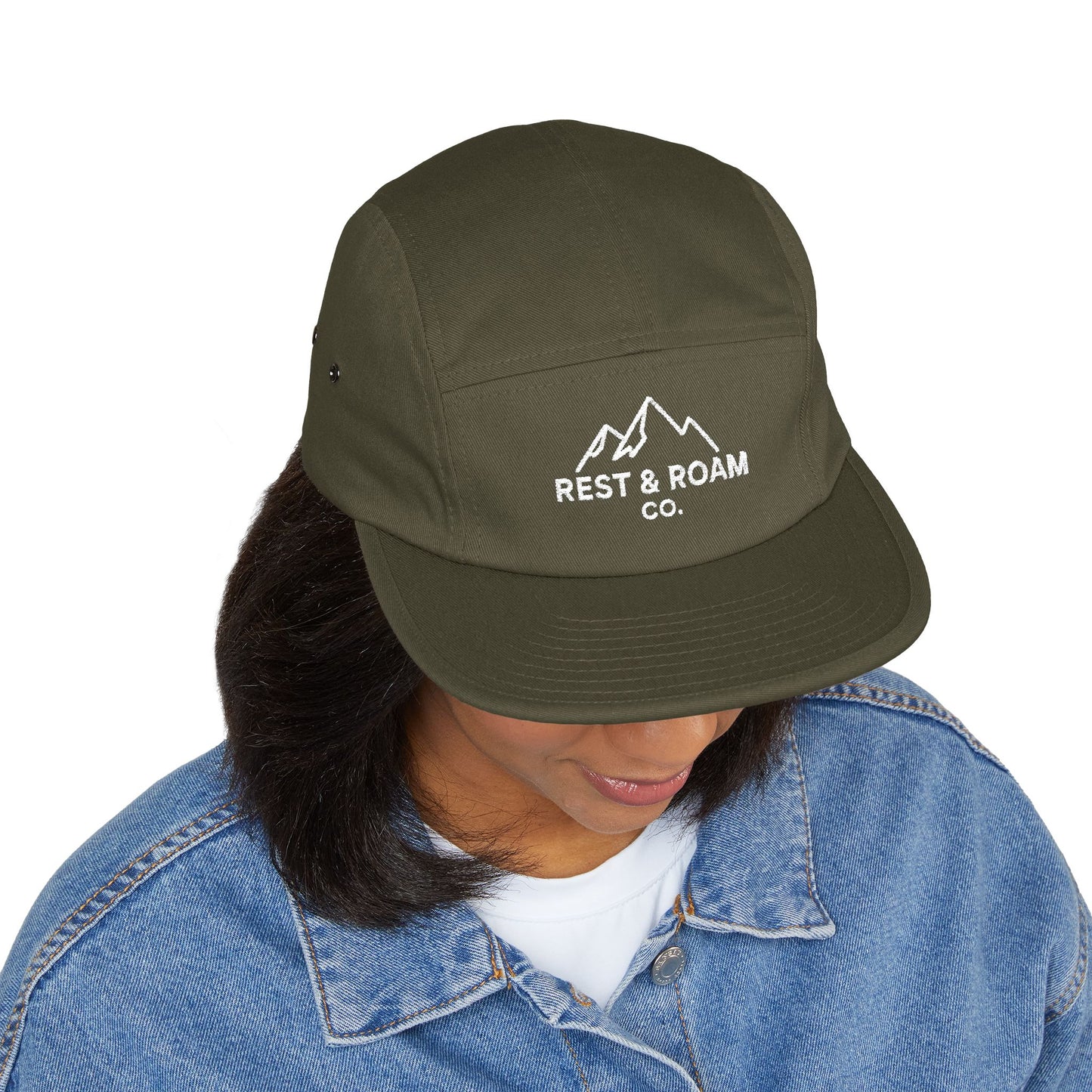 Embroidered 5-Panel Camp Hat