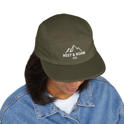 Embroidered 5-Panel Camp Hat