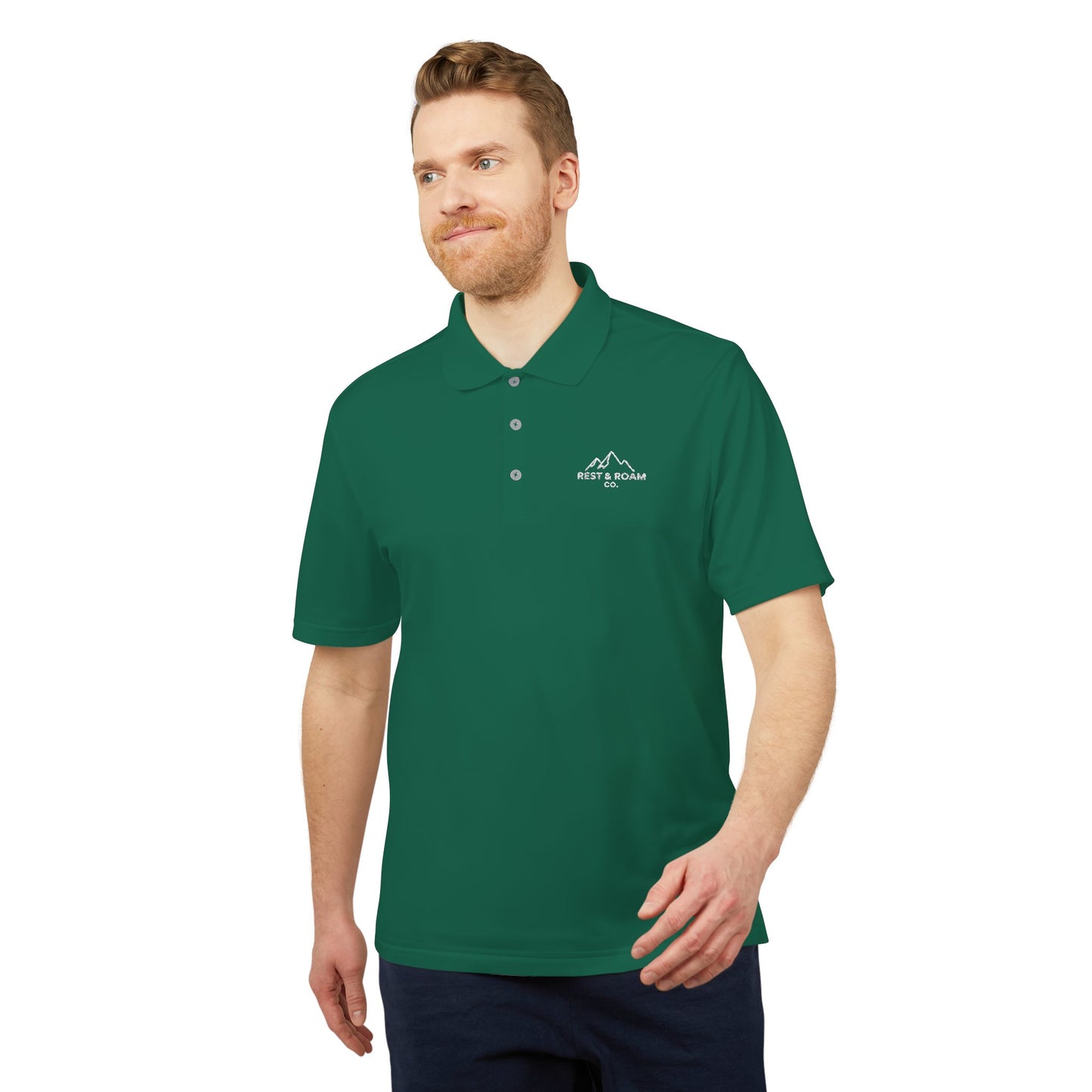 Athletic Performance Polo  UV Protection - Unisex | Rest & Roam Co.