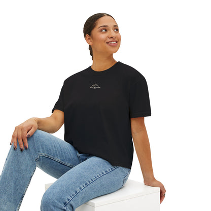 The Classic Rest & Roam Co. Women's Boxy Tee — Relaxed Fit