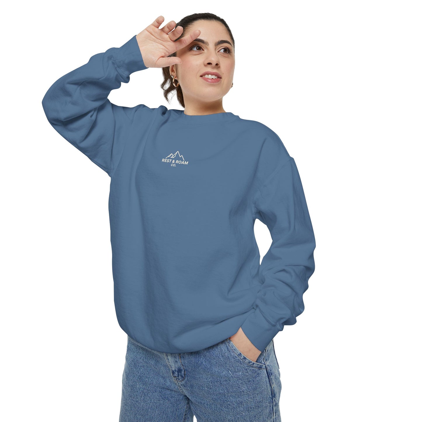 Garment-Dyed Crewneck Sweatshirt