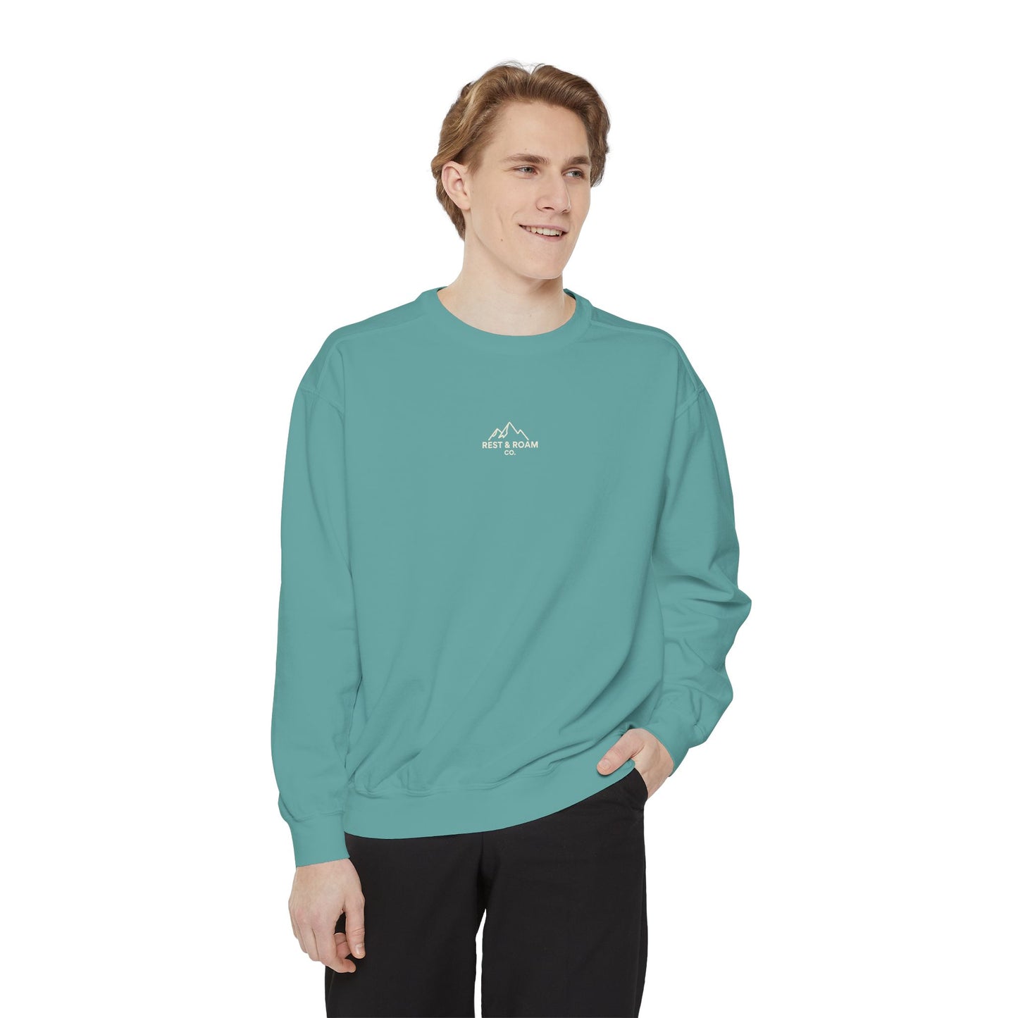 Garment-Dyed Crewneck Sweatshirt