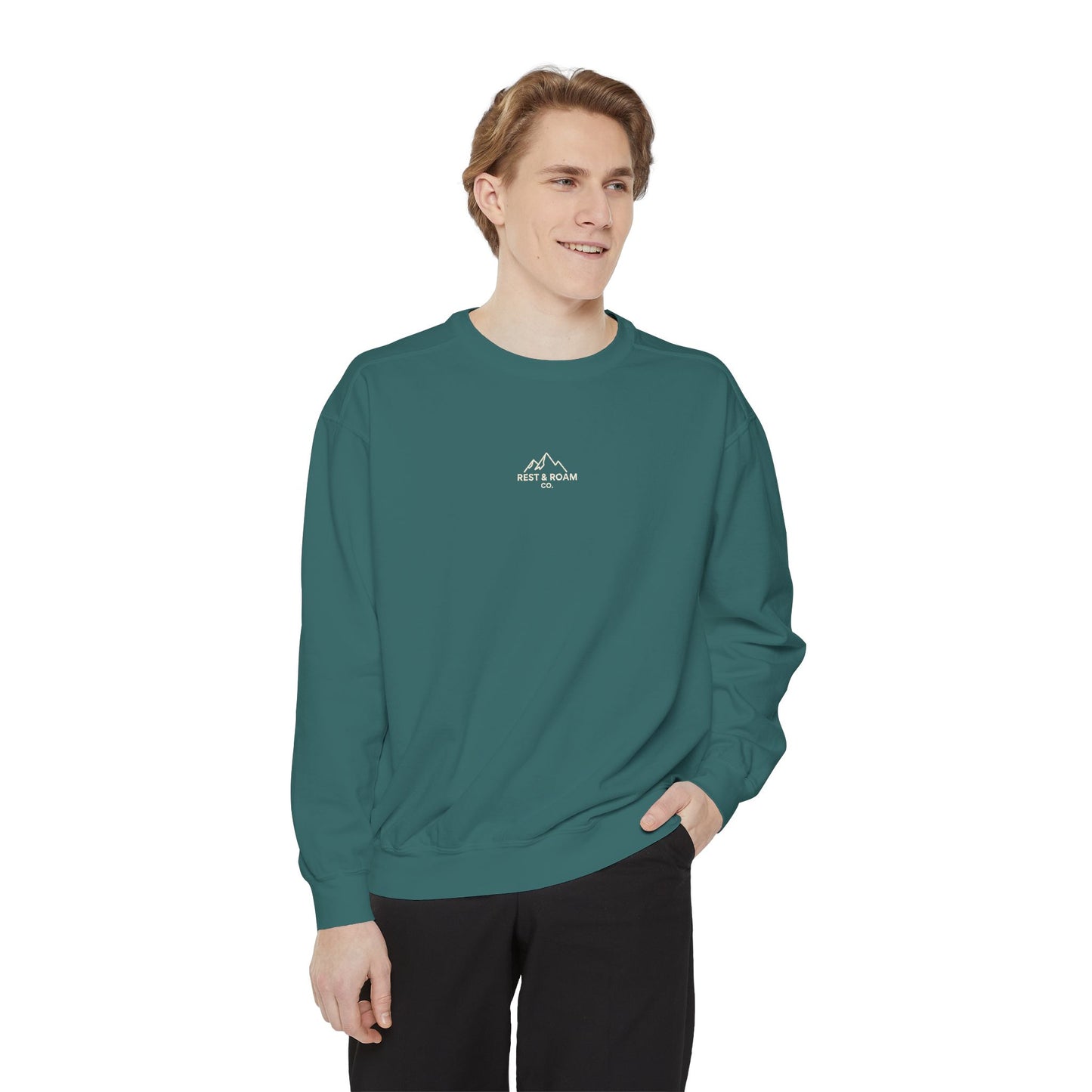 Garment-Dyed Crewneck Sweatshirt