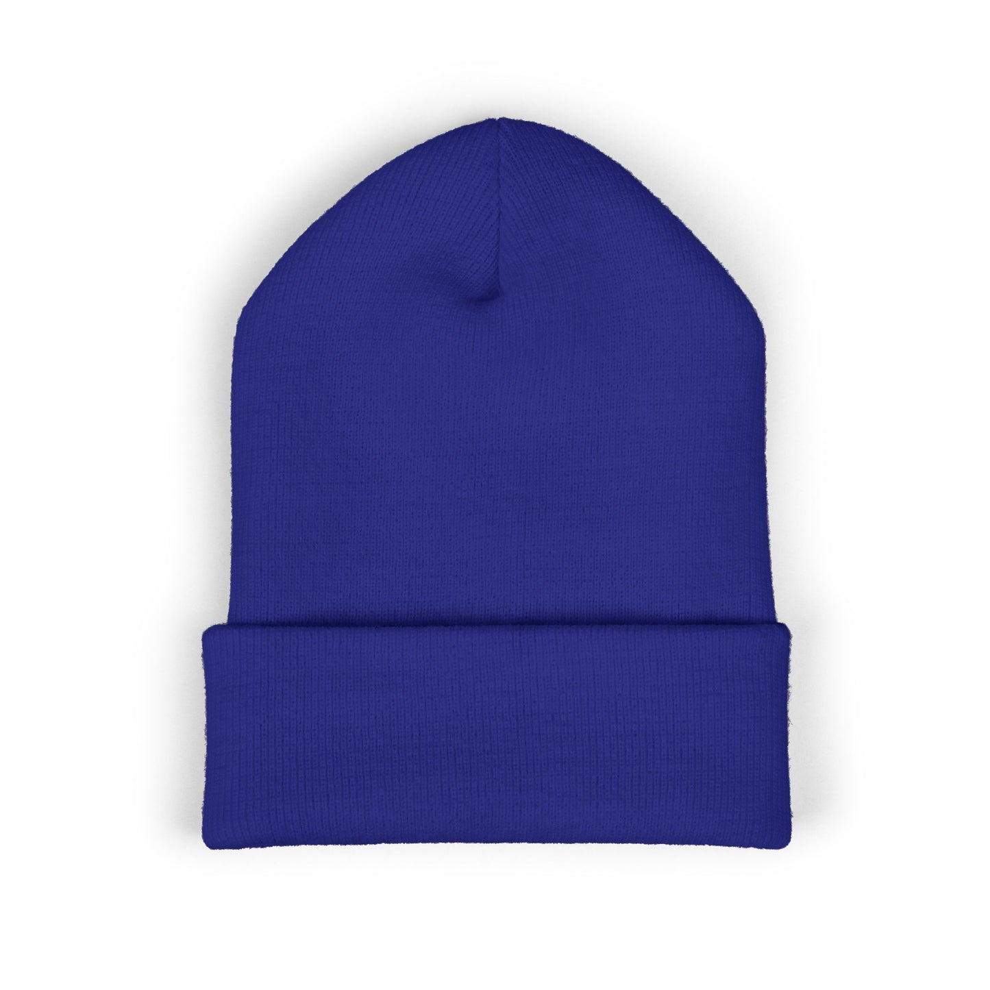 Embroidered Cuffed Knit Beanie