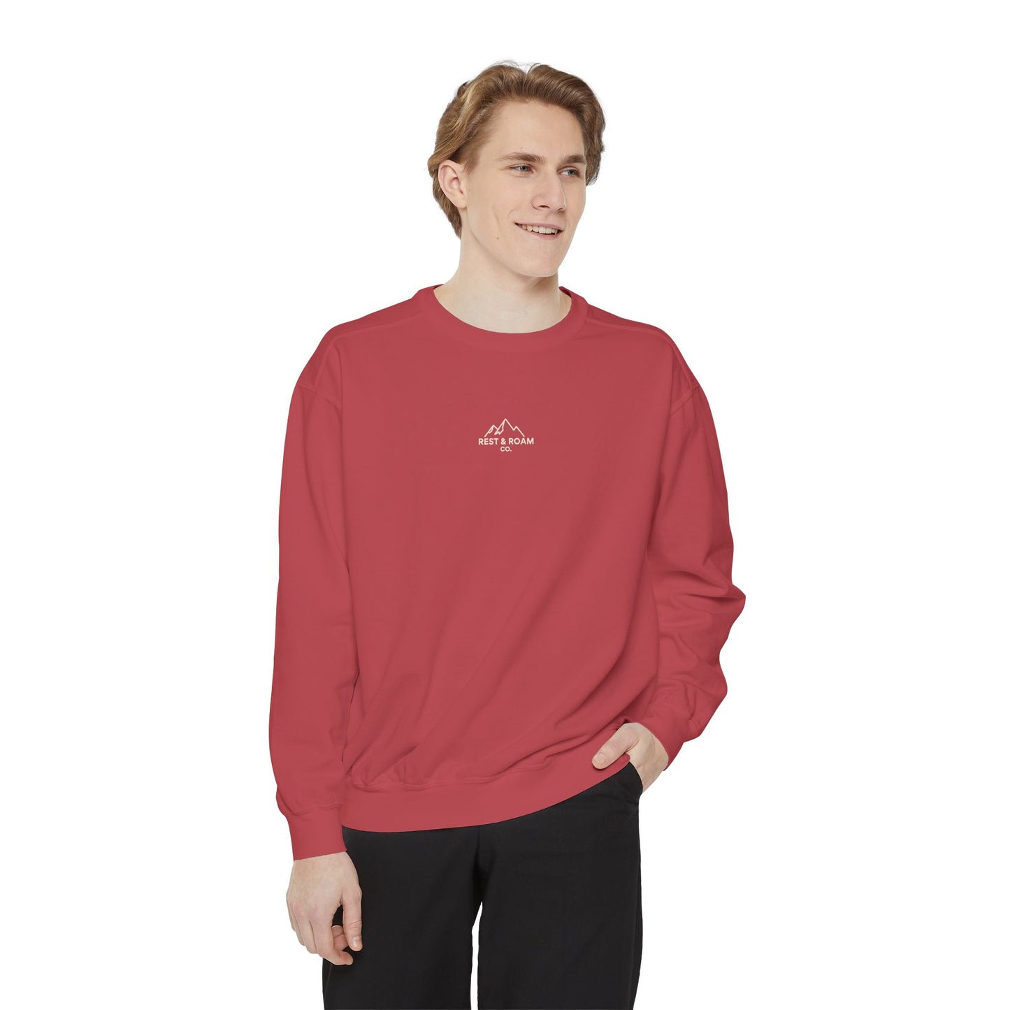 Garment-Dyed Crewneck Sweatshirt
