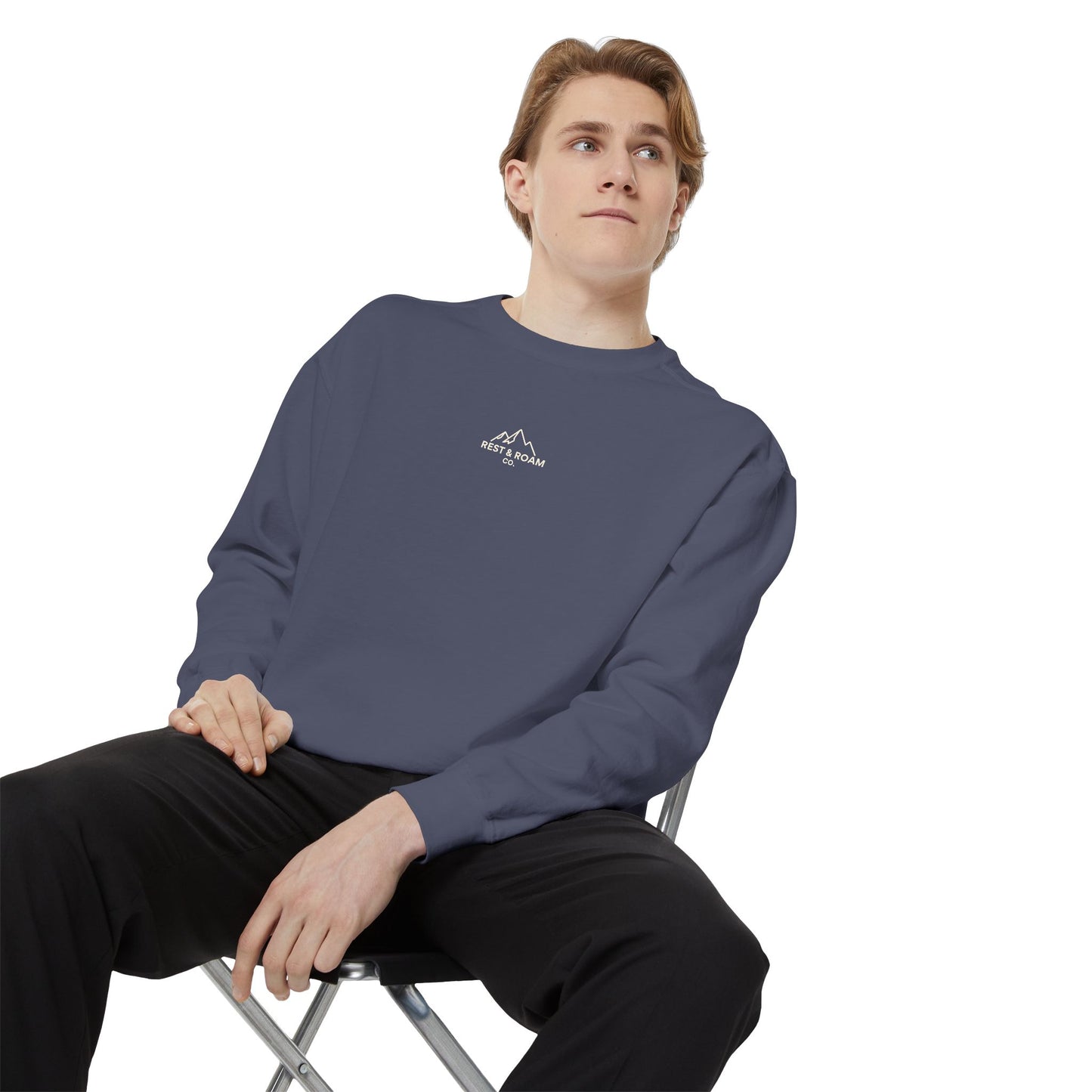 Garment-Dyed Crewneck Sweatshirt