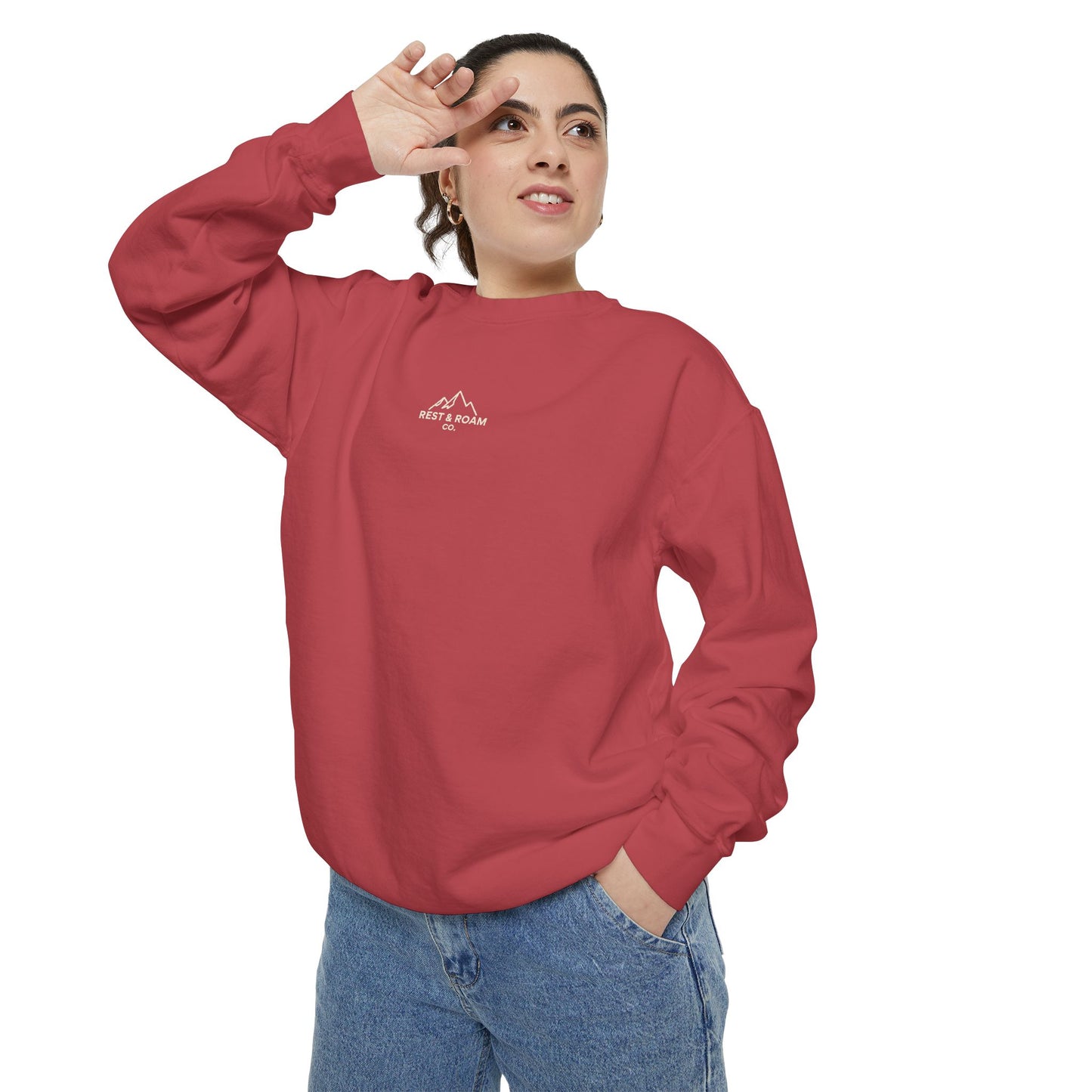 Garment-Dyed Crewneck Sweatshirt