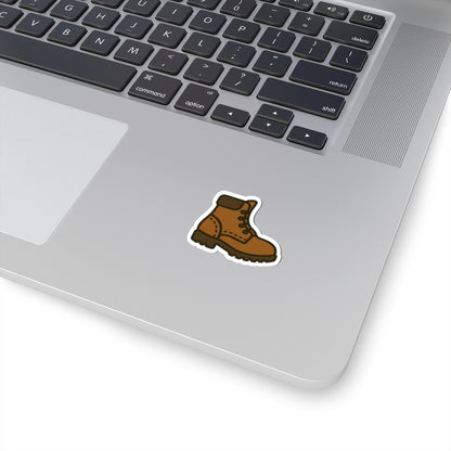 Hiking Boot Kiss-Cut Stickers - Perfect for Outdoor Enthusiasts