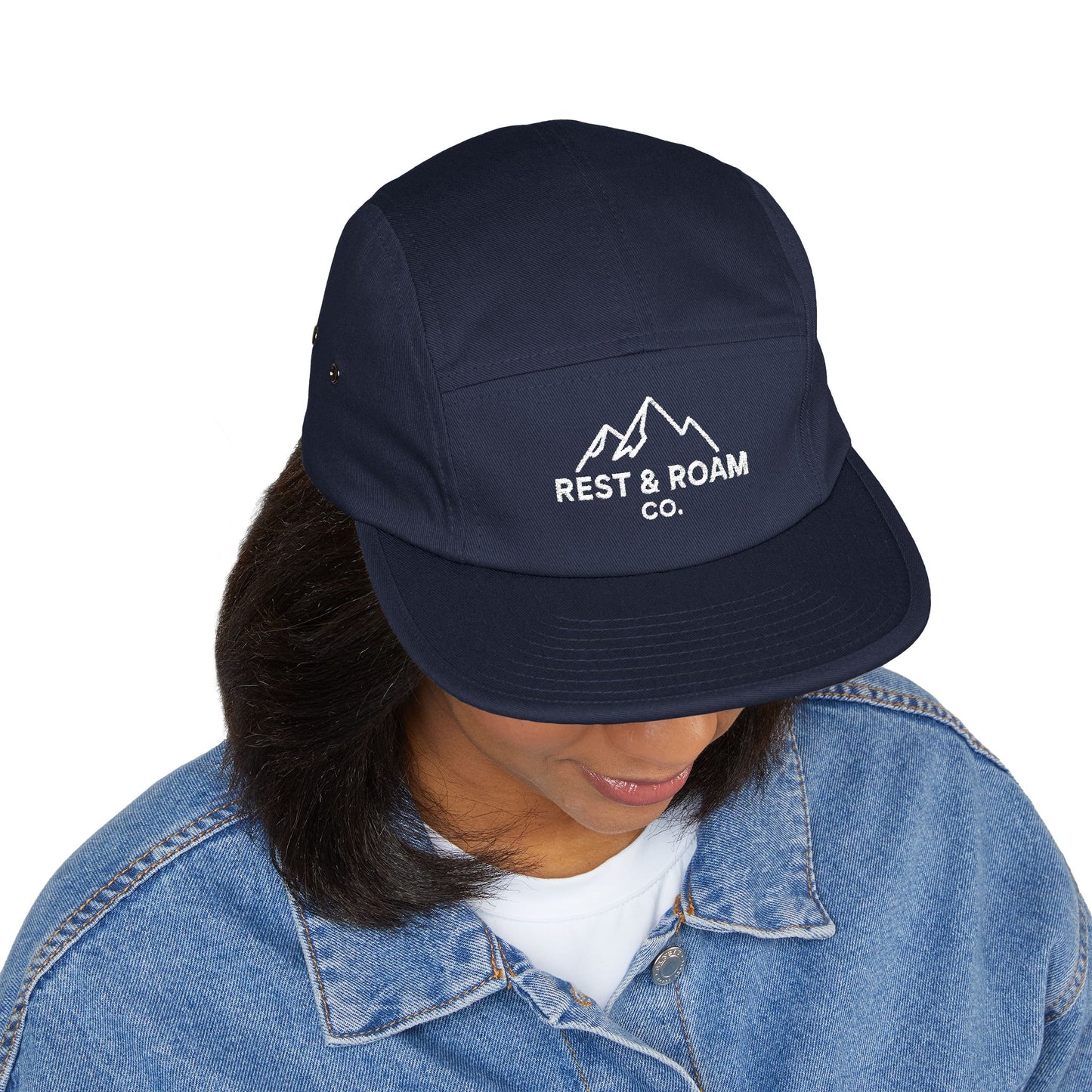 Embroidered 5-Panel Camp Hat