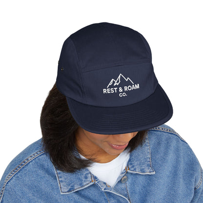 Embroidered 5-Panel Camp Hat