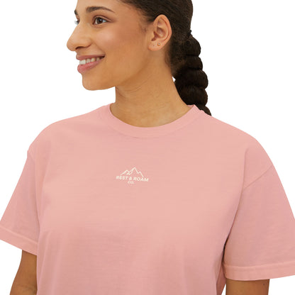 The Classic Rest & Roam Co. Women's Boxy Tee — Relaxed Fit