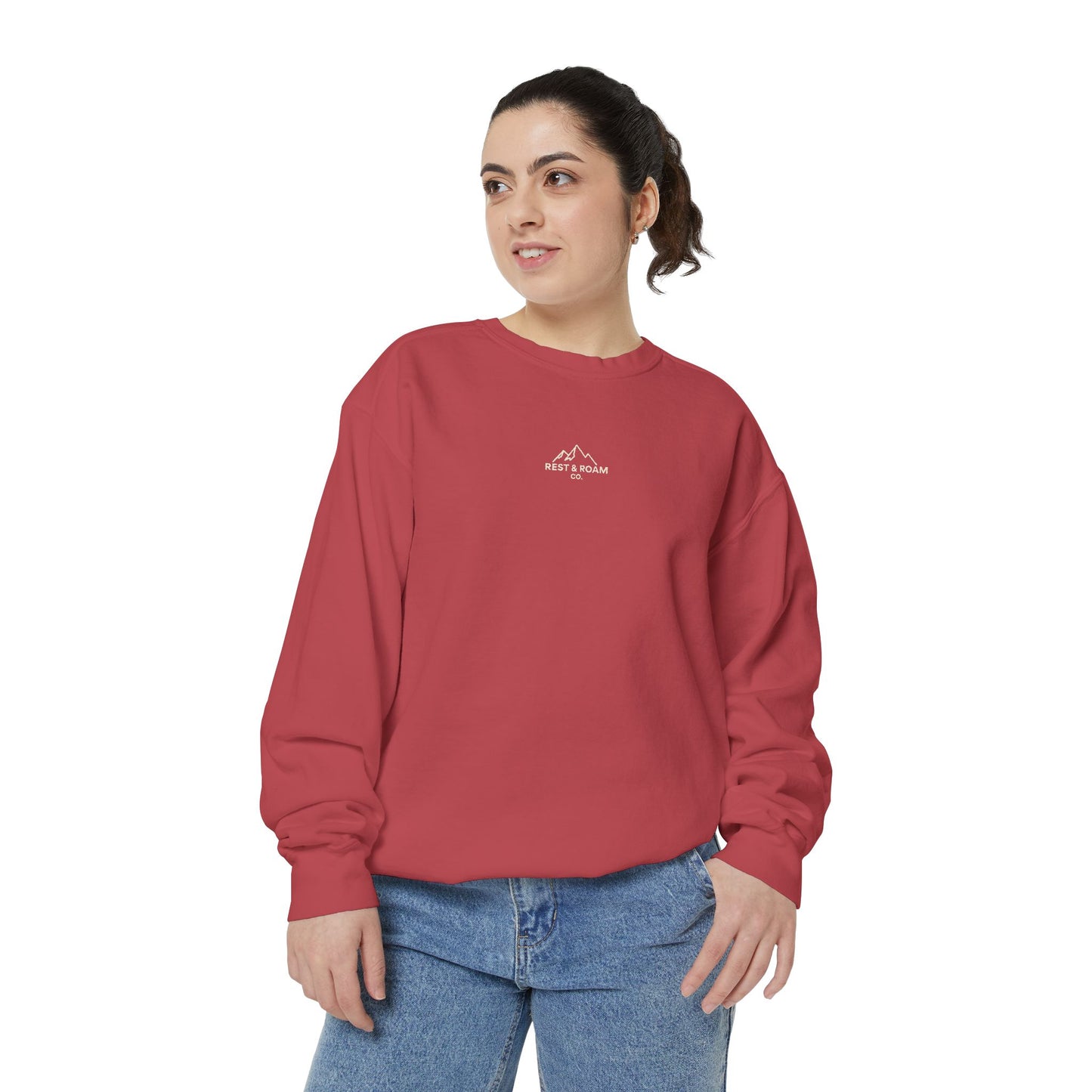Garment-Dyed Crewneck Sweatshirt