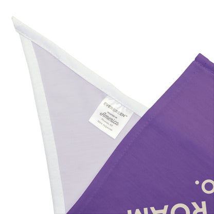 Rest & Roam Co. Pet Bandana — Purple Triangle Dog Bandana