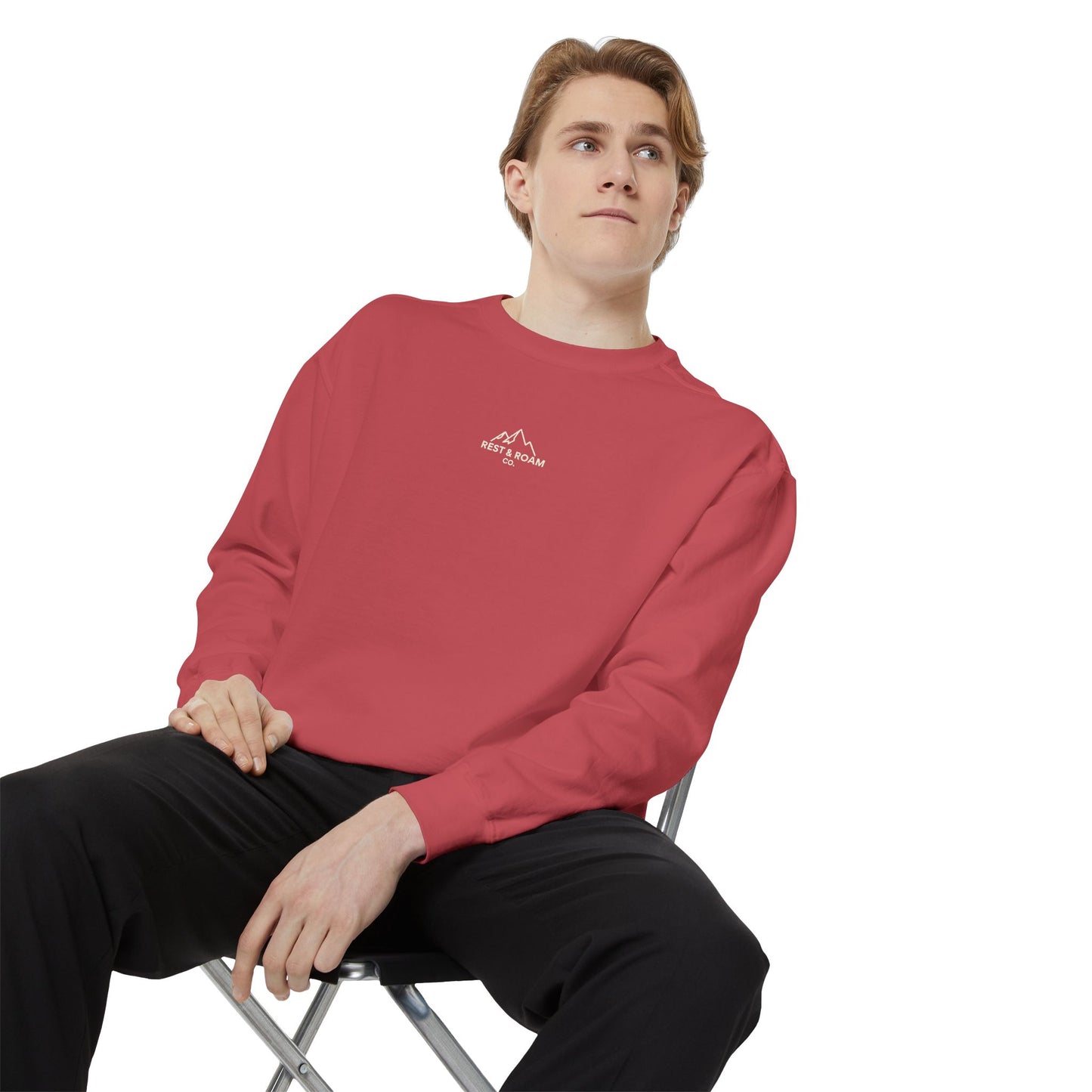 Garment-Dyed Crewneck Sweatshirt