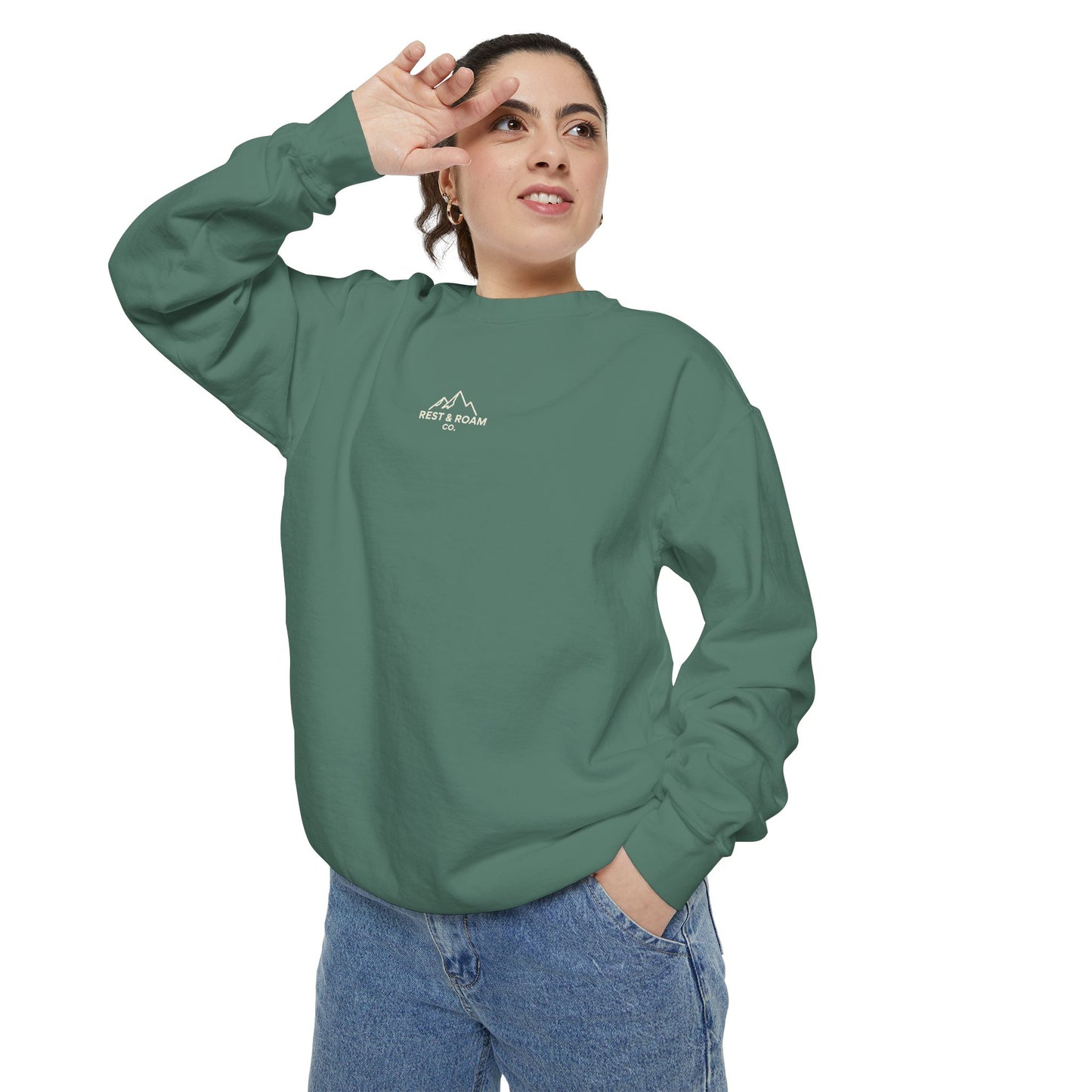 Garment-Dyed Crewneck Sweatshirt