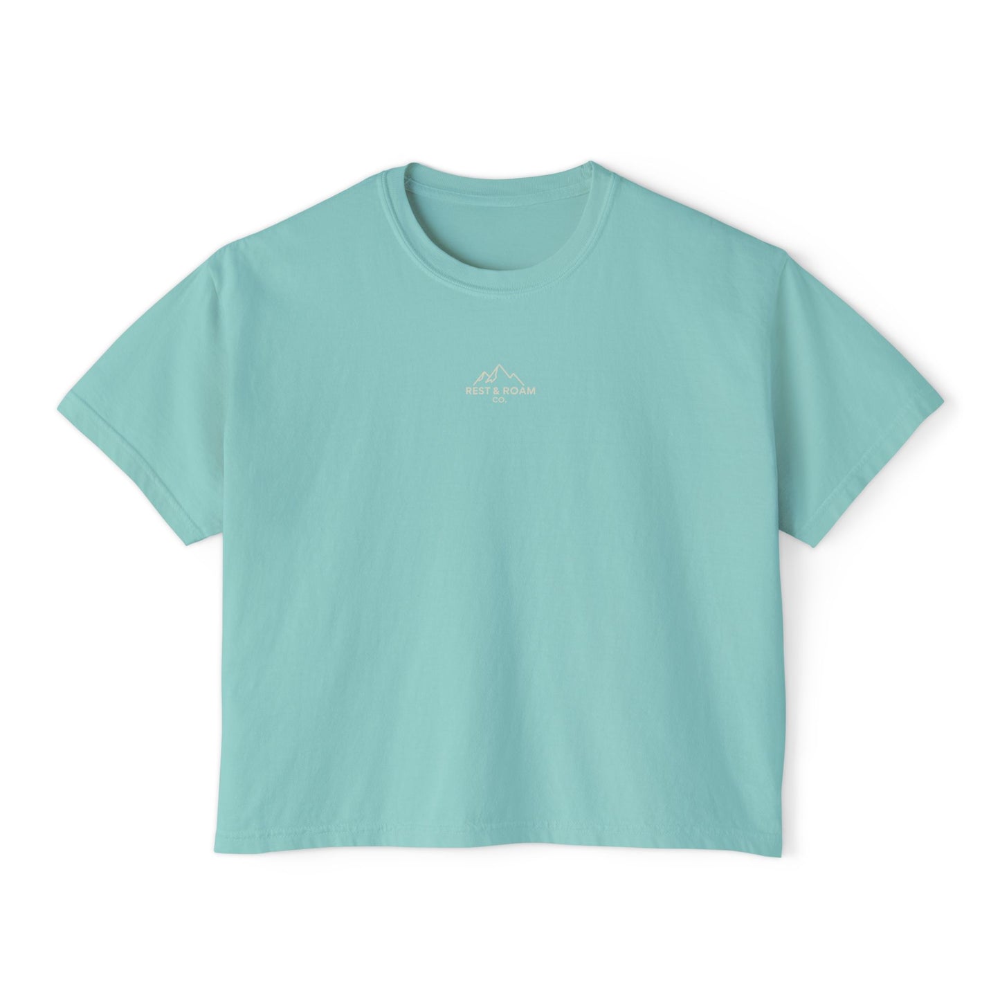 The Classic Rest & Roam Co. Women's Boxy Tee — Relaxed Fit