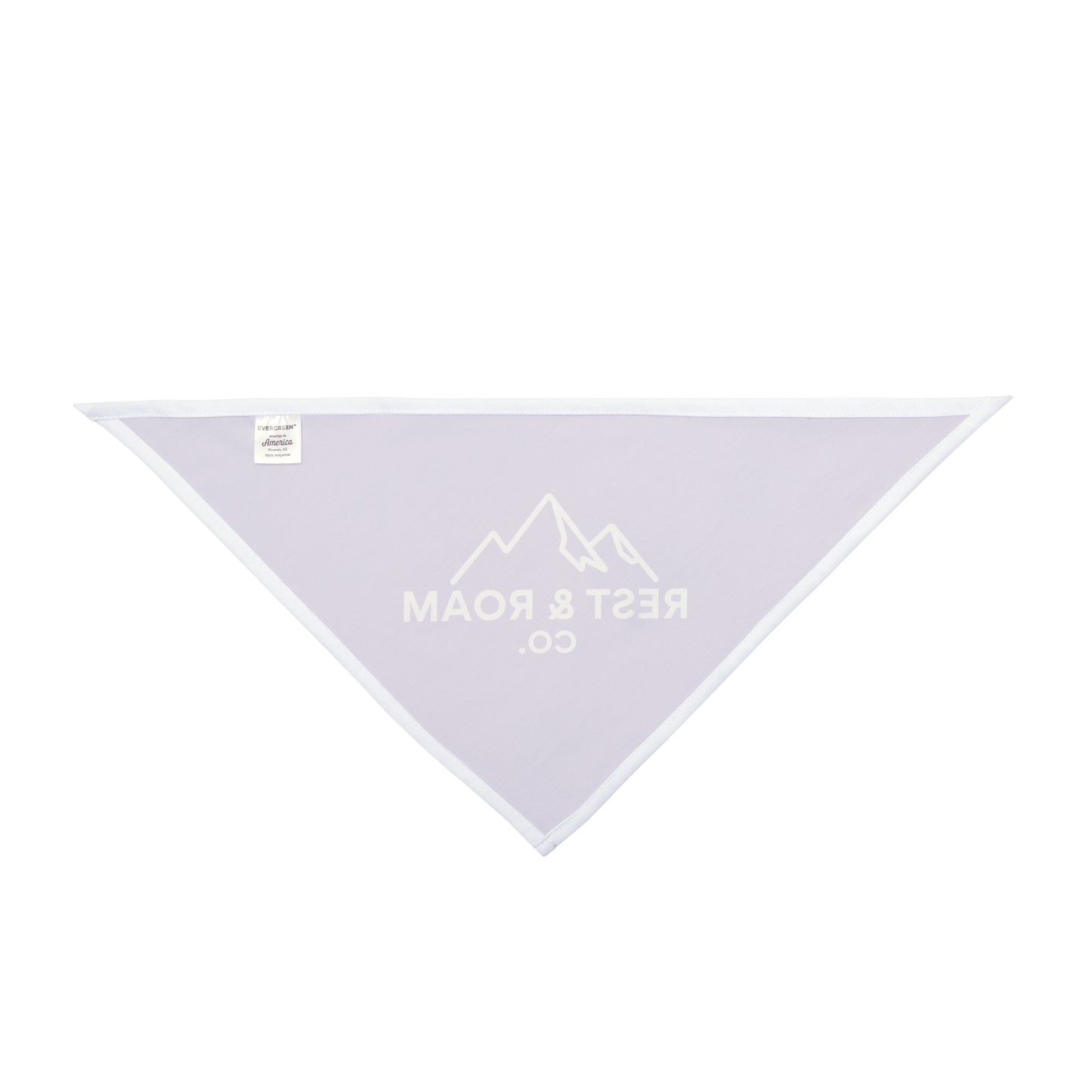 Rest & Roam Co. Pet Bandana — Purple Triangle Dog Bandana