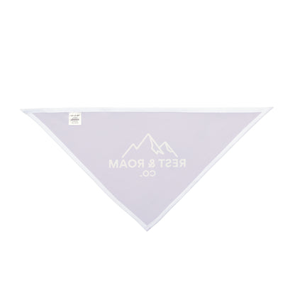 Rest & Roam Co. Pet Bandana — Purple Triangle Dog Bandana