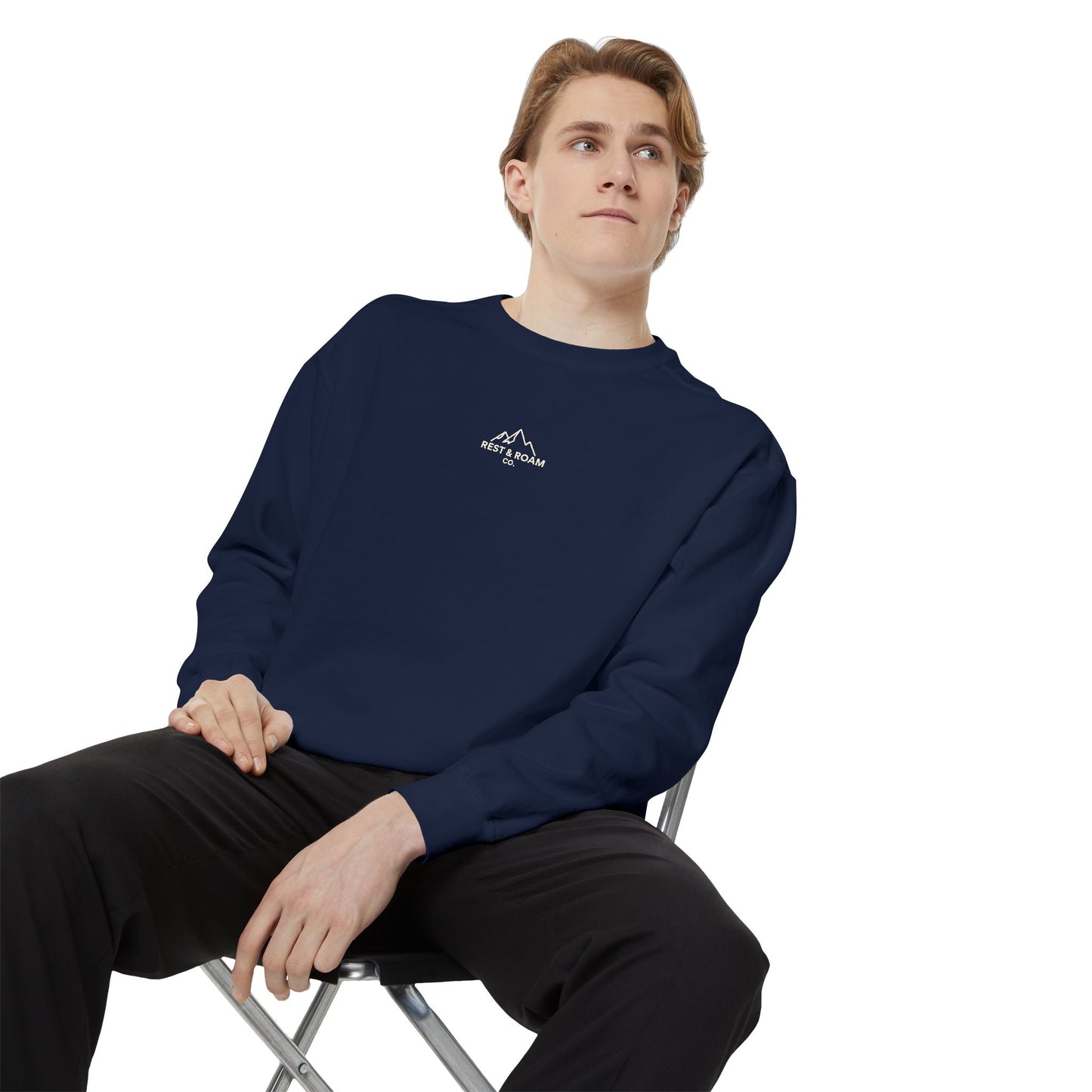Garment-Dyed Crewneck Sweatshirt
