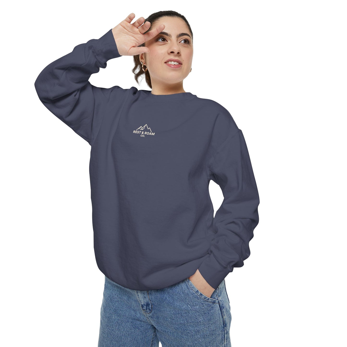 Garment-Dyed Crewneck Sweatshirt