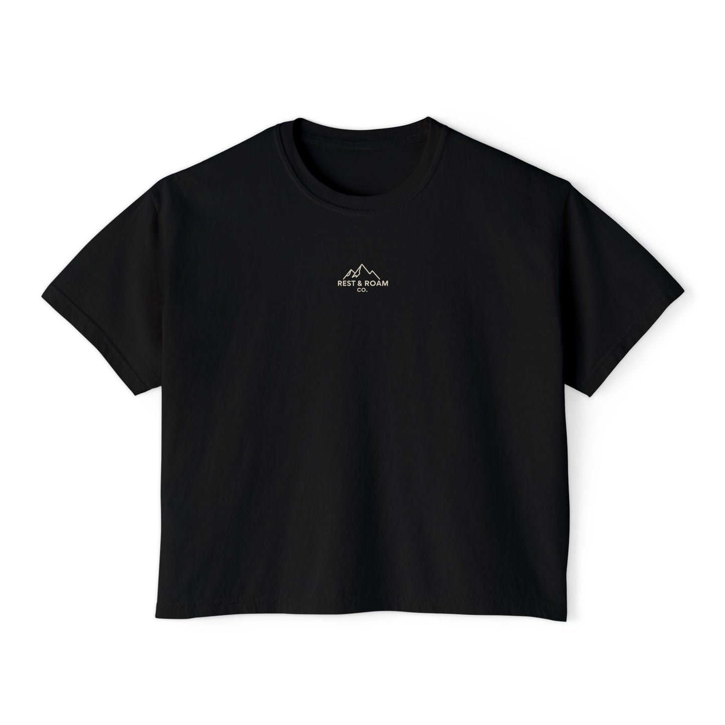 The Classic Rest & Roam Co. Women's Boxy Tee — Relaxed Fit