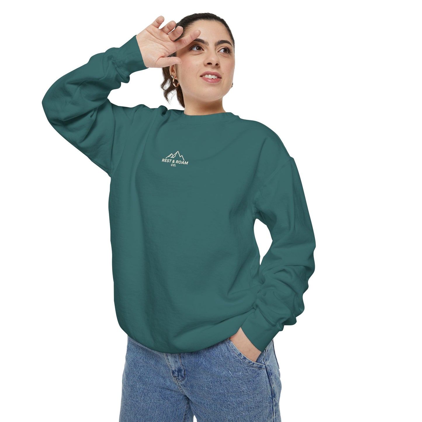Garment-Dyed Crewneck Sweatshirt