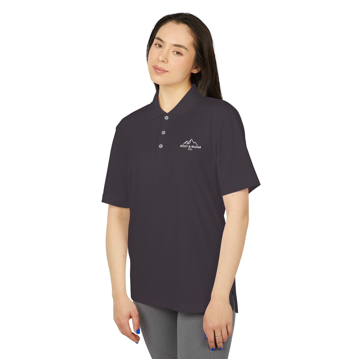 Athletic Performance Polo  UV Protection - Unisex | Rest & Roam Co.