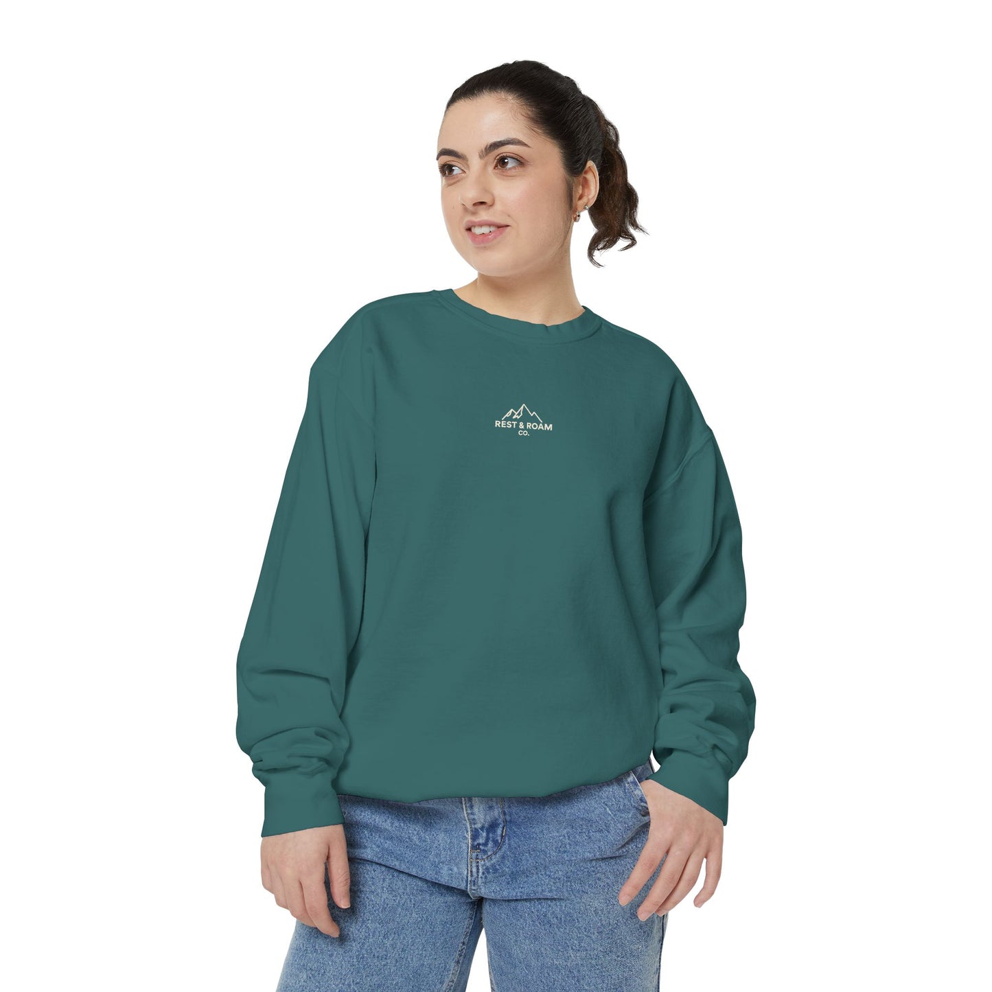 Garment-Dyed Crewneck Sweatshirt