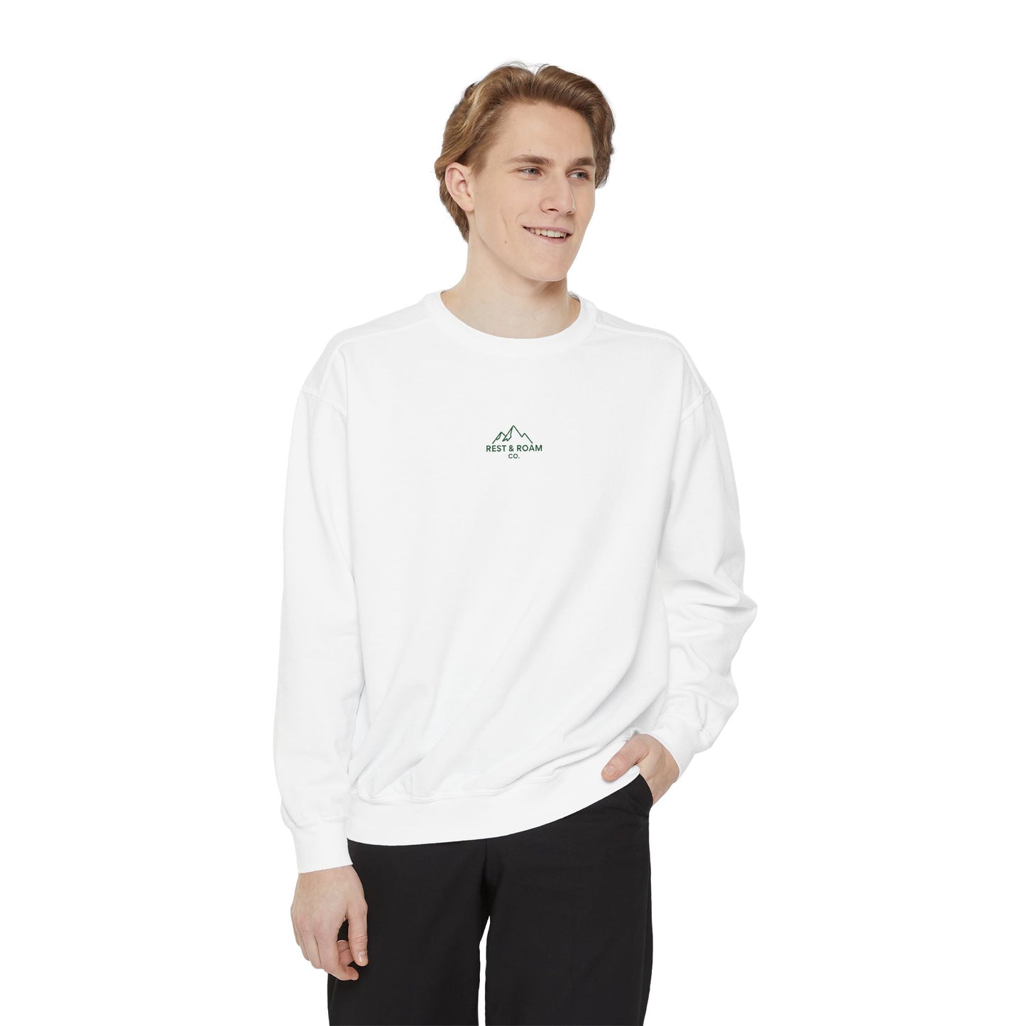 Garment-Dyed Crewneck Sweatshirt