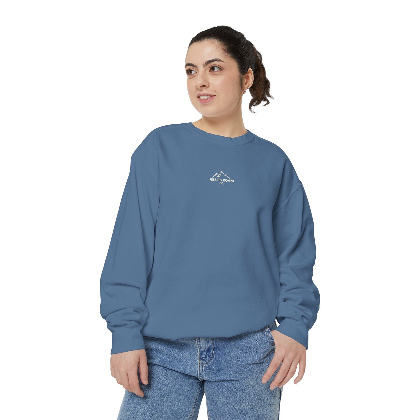 Garment-Dyed Crewneck Sweatshirt